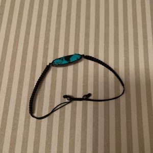 Kendra Scott Turquoise and black bracelet